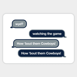 Cowboys WYD Text Sticker